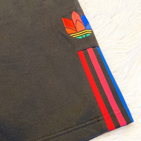 NWOT ADIDAS | Black Athletic Basketball workout shorts large - Picture 4 of 6